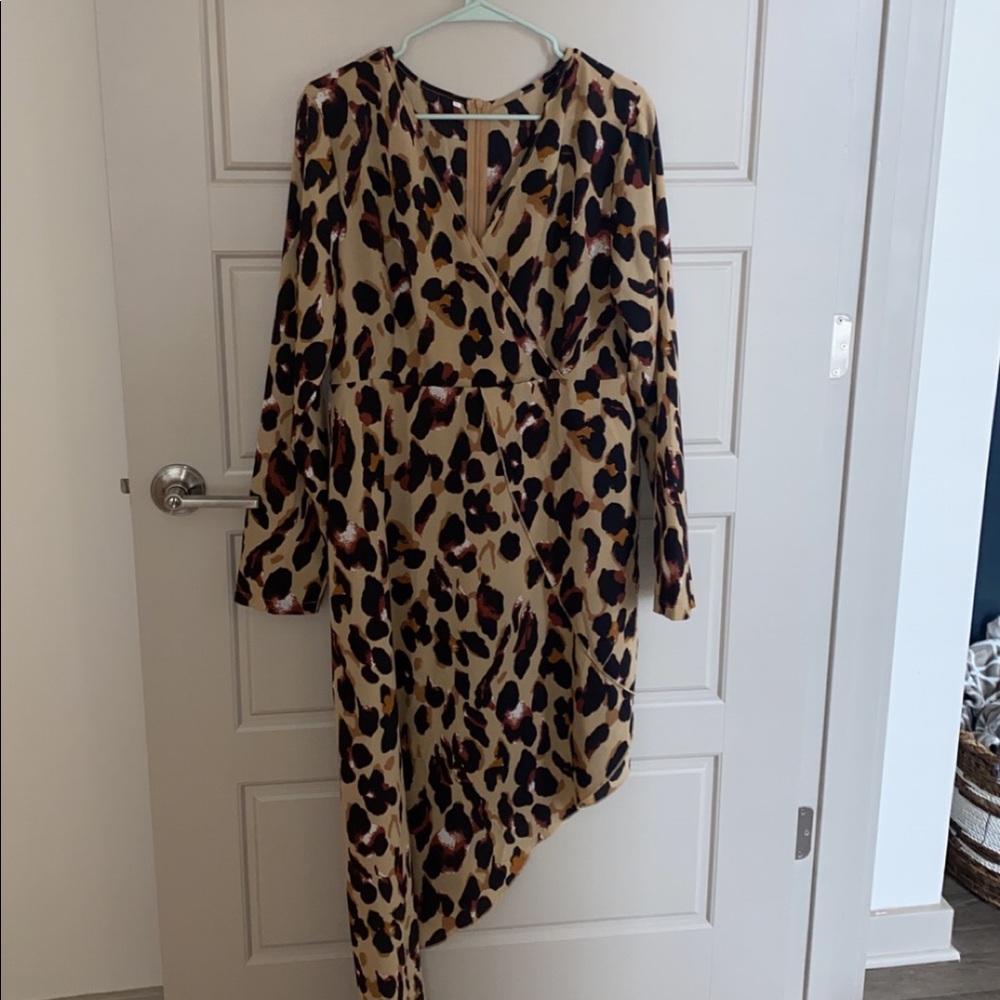 Leopard print XL dress